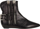Thumbnail for your product : Giuseppe Zanotti Double Side-Zip Hidden Wedge Ankle Boot