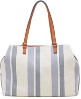 Thumbnail for your product : Sole Society Oversize Millie Stripe Print Tote