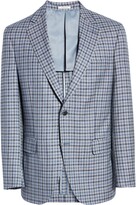 Thumbnail for your product : Peter Millar Classic Fit Check Wool Sport Coat