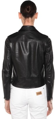 DSQUARED2 Leather Biker Jacket