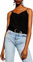 Thumbnail for your product : Topshop V-Neck Inset Camisole Top