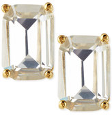Thumbnail for your product : Kate Spade Emerald-Cut Crystal Earrings, Clear