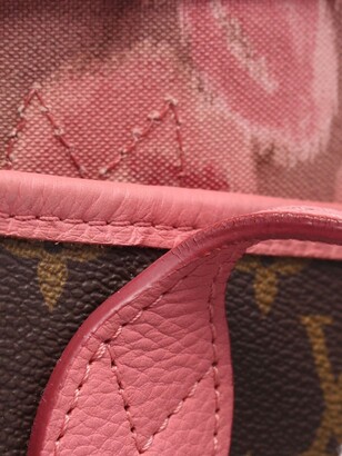Louis Vuitton Pink Monogram Canvas Ikat Flower Neverfull MM