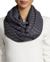 Thumbnail for your product : Hat Attack Lightweight Striped Scarf, Navy