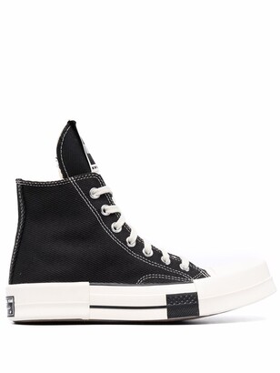 converse leather baseball boots