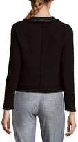 Thumbnail for your product : Rebecca Taylor Tweed Zip-Front Jacket