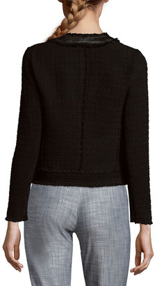 Rebecca Taylor Tweed Zip-Front Jacket