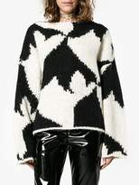 Thumbnail for your product : Dries Van Noten tano geometric oversized sweater
