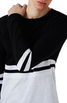 Thumbnail for your product : Topman Men's Panel Raglan Long Sleeve T-Shirt