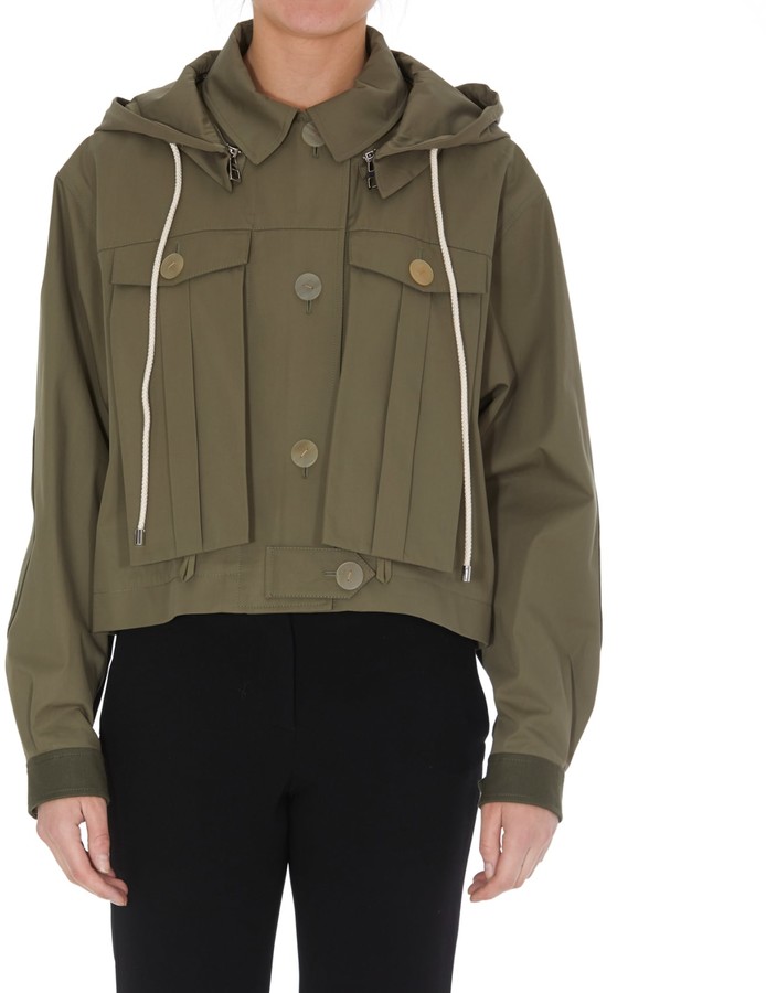 loewe cropped denim jacket