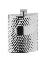 Thumbnail for your product : Arthur Price Hammered style pewter 6 oz hip flask