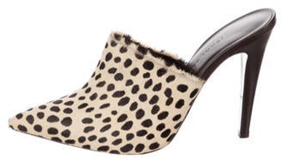 cheetah mule heels