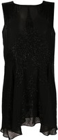 Thumbnail for your product : P.A.R.O.S.H. Beaded-Trim Flared Dress