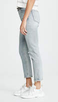 Thumbnail for your product : A Gold E Riley High Rise Straight Crop Jeans