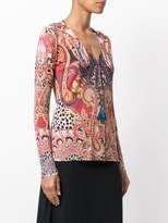 Thumbnail for your product : Roberto Cavalli paisley buttoned cardigan
