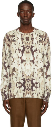 Burberry Multicolor Cotton Camouflage Sweater