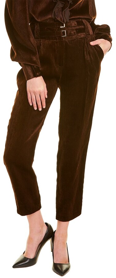 Brown Velvet Pants For Women | Shop the world's largest collection 