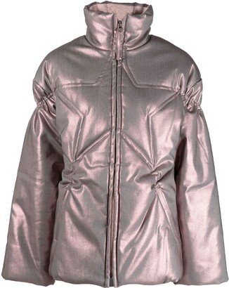 Collina Strada Metallic-Effect Puffer Jacket
