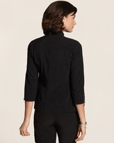 Thumbnail for your product : Chico's Zenergy Neema Perforated Black Jacket