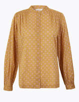 Thumbnail for your product : Marks and Spencer Ditsy Print High Neck Blouse