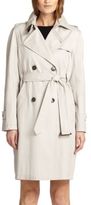 Thumbnail for your product : Max Mara Weekend Pomposa Cape-Back Trenchcoat