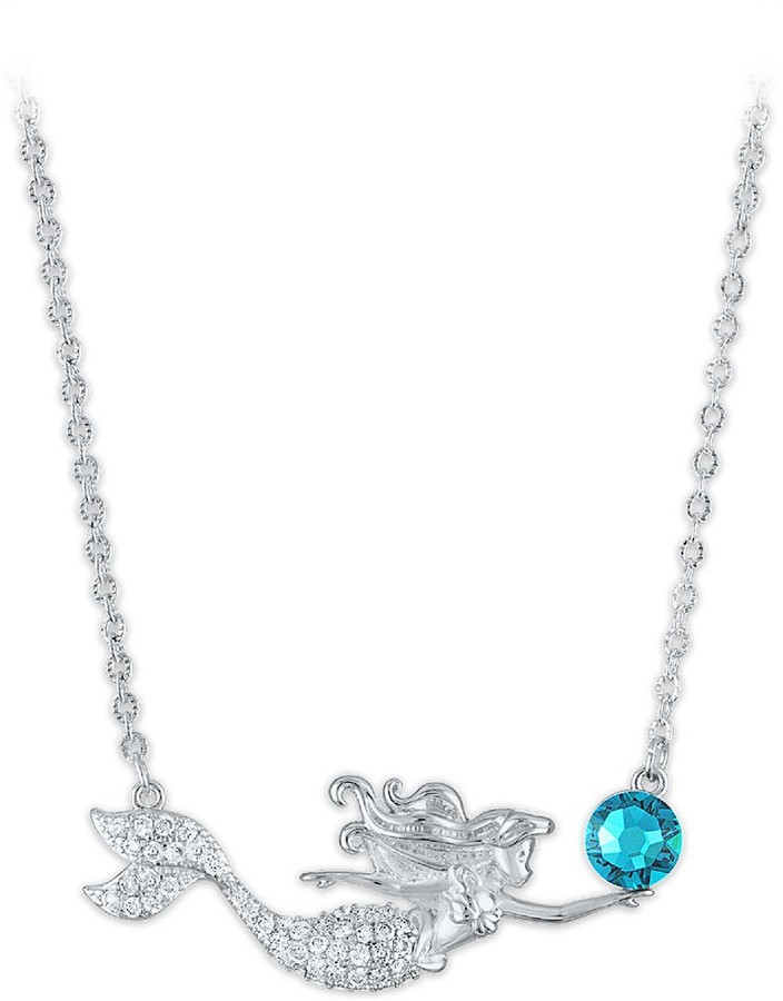 Disney Ariel Swarovski Crystal Necklace - ShopStyle