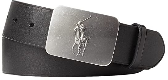 Polo Ralph Lauren Pony-Plaque Leather Belt - ShopStyle