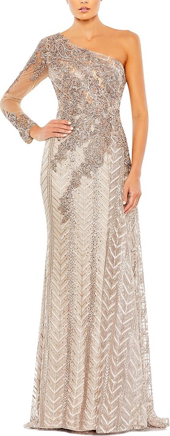 Mac Duggal Embellished A-Line Gown