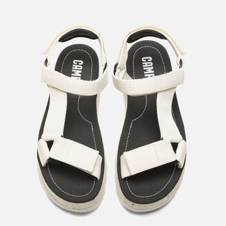 Camper Women's Webbing Flatform Sandals - White/Natural