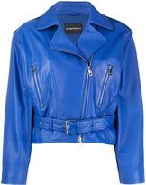 Thumbnail for your product : Emporio Armani Zipped Biker Jacket