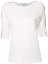 Thumbnail for your product : Blugirl cropped sleeve knitted top