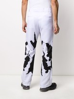 Thumbnail for your product : Youths in Balaclava Ink Blot straight-leg trousers