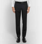 Thumbnail for your product : Lanvin Black Slim-Fit Satin-Trimmed Wool And Mohair-Blend Tuxedo