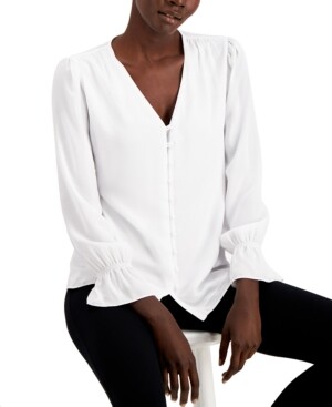 alfani petite blouses