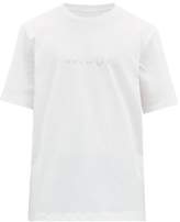Thumbnail for your product : Helmut Lang Alien Logo-embroidered Cotton T-shirt - Mens - White