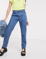 Thumbnail for your product : Noisy May straight leg jean in mid blue wash