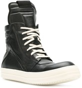 Thumbnail for your product : Rick Owens Geobasket leather hi-top sneakers
