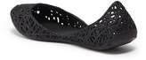 Thumbnail for your product : Melissa x Campana Brothers 'Zig Zag' glitter PVC kids ballet flats