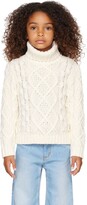 Thumbnail for your product : Chloé Kids Off-White Chunky Turtleneck