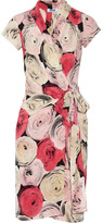 Thumbnail for your product : Moschino Cheap & Chic Moschino Cheap and Chic Printed silk crepe de chine wrap dress