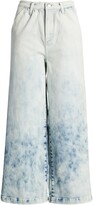 Thumbnail for your product : Lee Gradient High Waist Crop Wide Leg Jeans