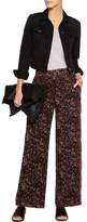 Thumbnail for your product : Joie Kieran Printed Silk Wide-Leg Pants