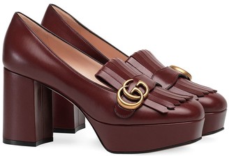 Gucci Decollete In Pelle Loafers - ShopStyle Platforms