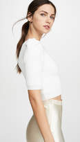 Thumbnail for your product : Cushnie Cropped Pleated Knit Top