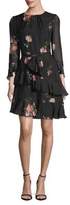 Thumbnail for your product : Joie Silk Ruffle Floral Dress
