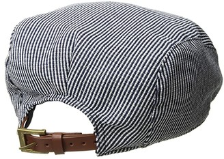 San Diego Hat Company SDH3323 - Linen Blend Stripe Driver (Navy) Caps
