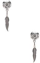 Thumbnail for your product : Natalie B Mojave Feather Stud Earrings