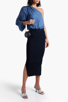 Thumbnail for your product : CAMI NYC Leah ribbed-knit midi skirt