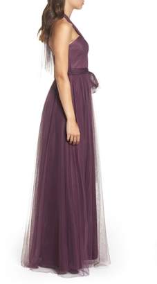Jenny Yoo Annabelle Convertible Tulle Column Dress
