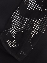 Thumbnail for your product : David Koma Crystal-embellished Crepe And Tulle Mini Dress - Black Silver